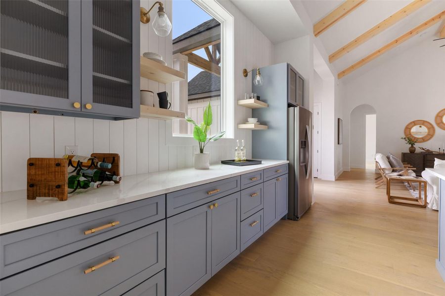 Furnished interior view inside a new home in , Wimberley (Image 7).