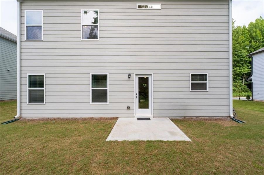 Exterior details and patio area of a home in Morgan Landing, Carrollton (Image 35). Exterior details and patio area of a home in Morgan Landing, Carrollton (Image 35).