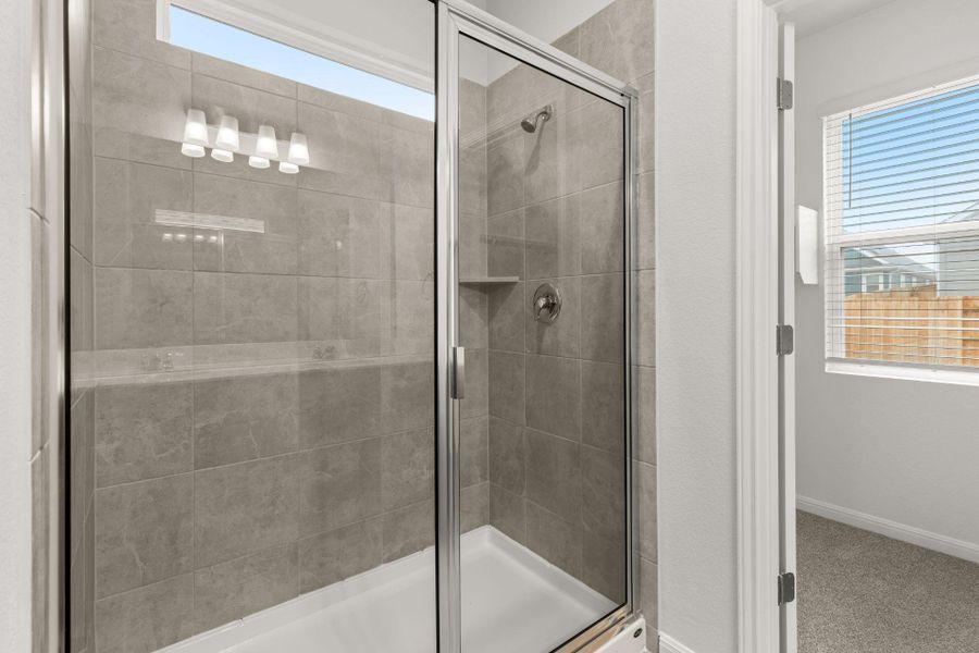 Walk-in shower in Primary Bath