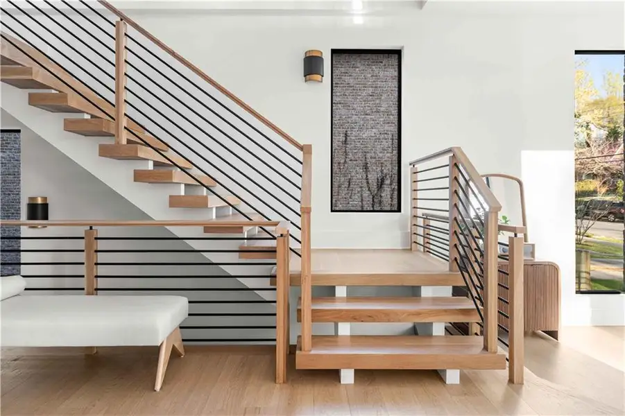 Furnished interior view inside a new home in , Atlanta (Image 13).