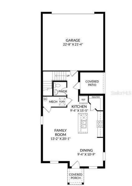 2D floor plan layout of this home in , Debary, FL (Image 5).