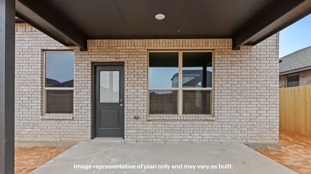 Exterior details and patio area of a home in Homestead at Parks Bell Ranch, Odessa (Image 4). Exterior details and patio area of a home in Homestead at Parks Bell Ranch, Odessa (Image 4).