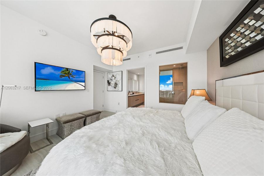 Furnished interior view inside a new home in , Miami (Image 9). Furnished interior view inside a new home in , Miami (Image 9).