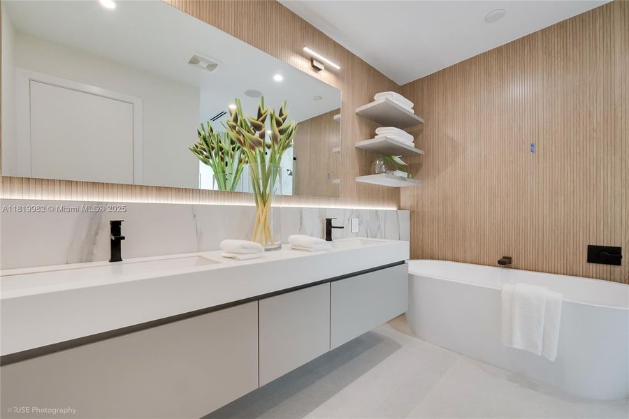 Furnished interior view inside a new home in , Miami (Image 9). Furnished interior view inside a new home in , Miami (Image 9).