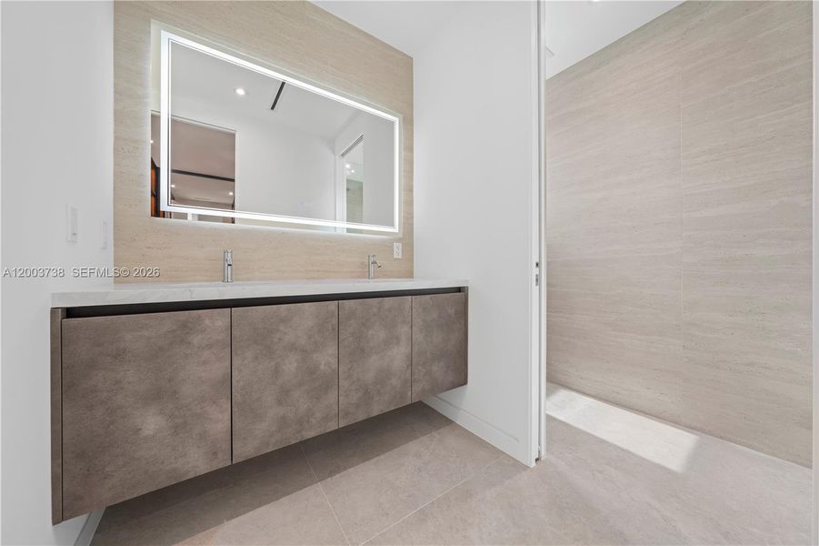 Furnished interior view inside a new home in , Miami (Image 8).