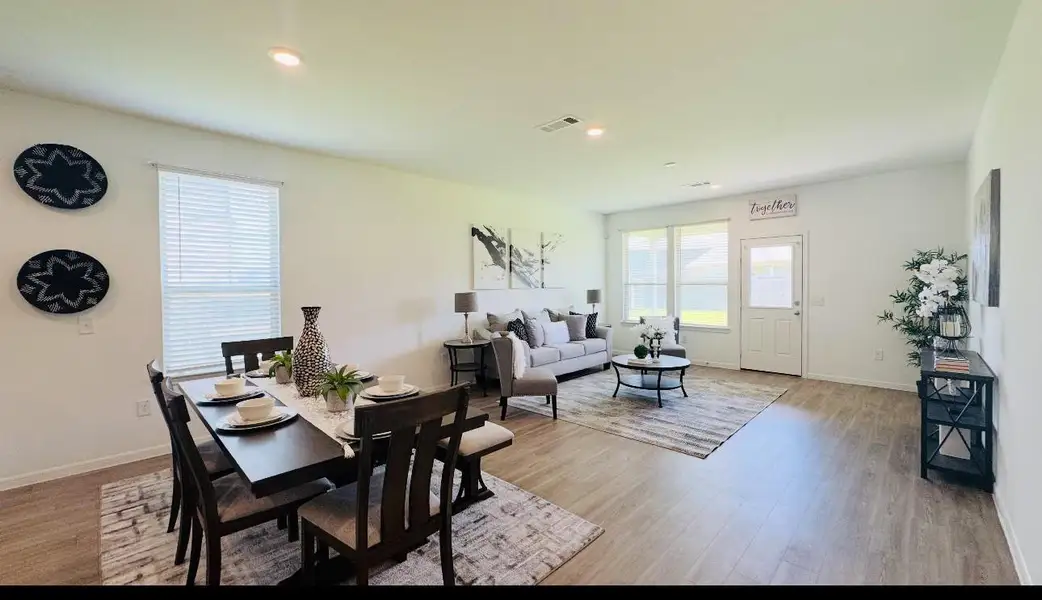 Furnished interior view inside a new home in Marvida, Cypress (Image 6).