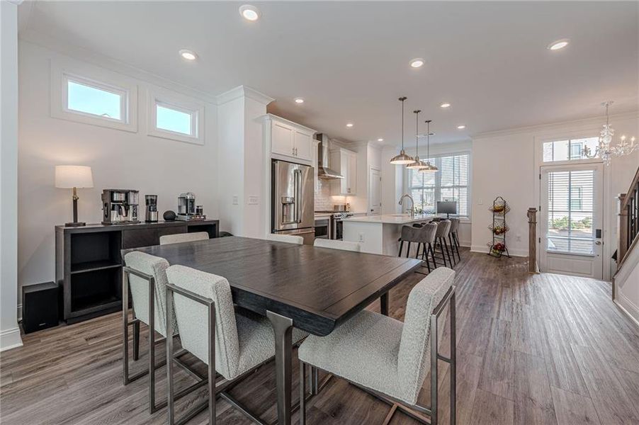 Furnished interior view inside a new home in , Suwanee (Image 15).