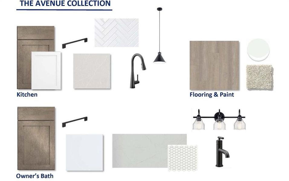 Sample of building materials used in homes in Crescent Pointe at Great Sky, Canton (Image 16).