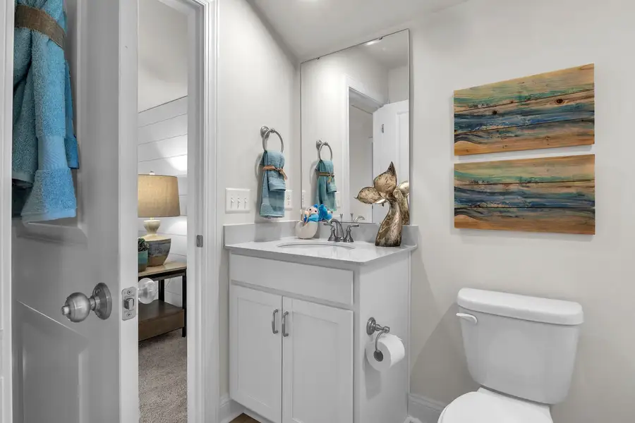 Furnished interior view inside a new home in The Beacon at Old Peachtree Single Family Homes, Lawrenceville (Image 338).