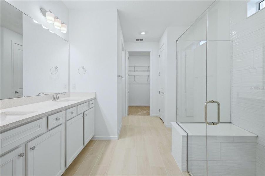 Furnished interior view inside a new home in , Parrish (Image 9).