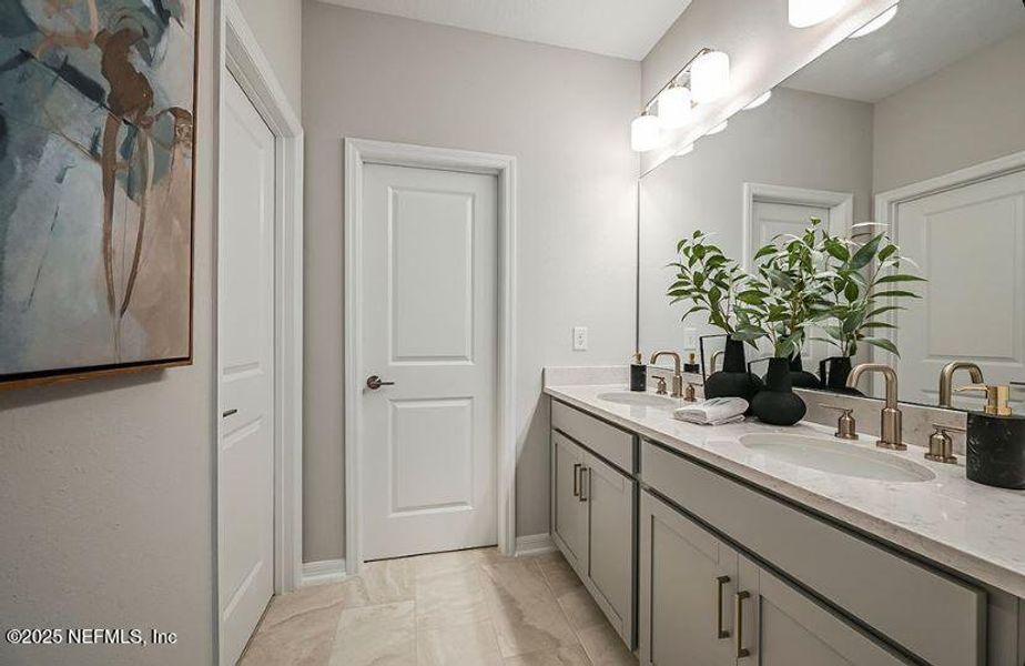 Furnished interior view inside a new home in Cherry Elm at SilverLeaf, St. Augustine (Image 6).