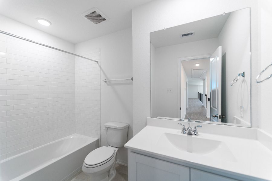 Furnished interior view inside a new home in Emberly, Beasley (Image 6).