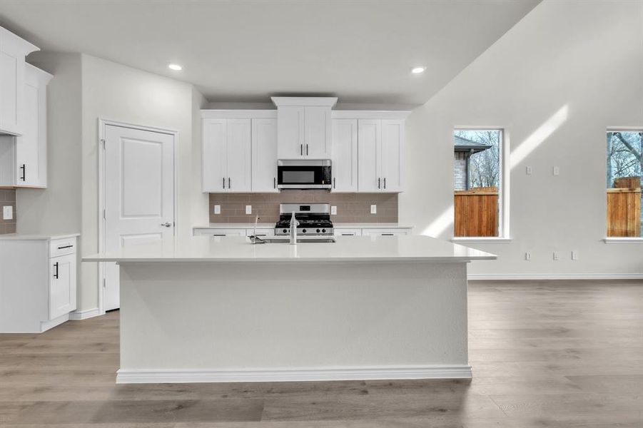 Furnished interior view inside a new home in The Landing at Hidden Lakes, McKinney (Image 16).