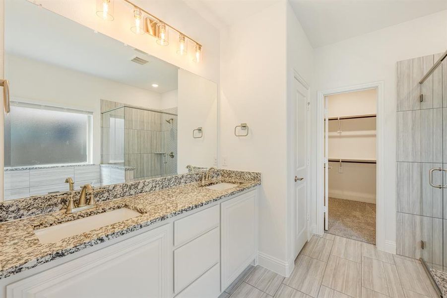 Furnished interior view inside a new home in Union Park Classic 55, Little Elm (Image 8).