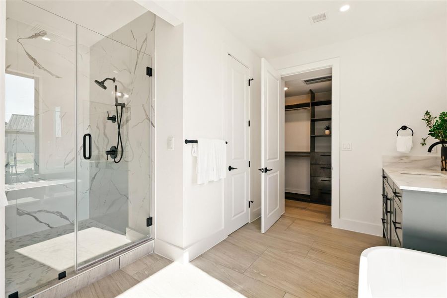 Furnished interior view inside a new home in , Georgetown (Image 27). Furnished interior view inside a new home in , Georgetown (Image 27).