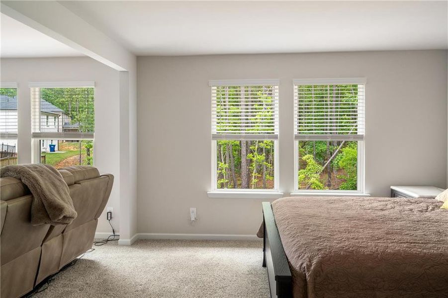 Furnished interior view inside a new home in Creekside at Oxford Park, Fairburn (Image 18). Furnished interior view inside a new home in Creekside at Oxford Park, Fairburn (Image 18).