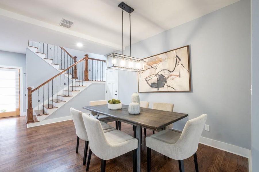 Furnished interior view inside a new home in , Fairburn (Image 8).