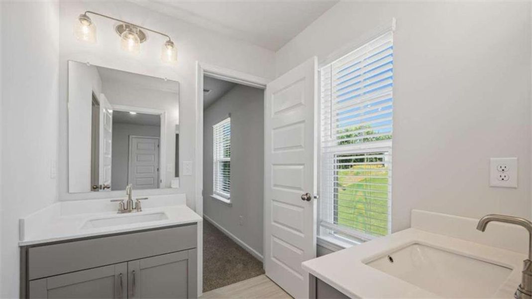 Furnished interior view inside a new home in Water Oak Estates, Lawrenceville (Image 6).