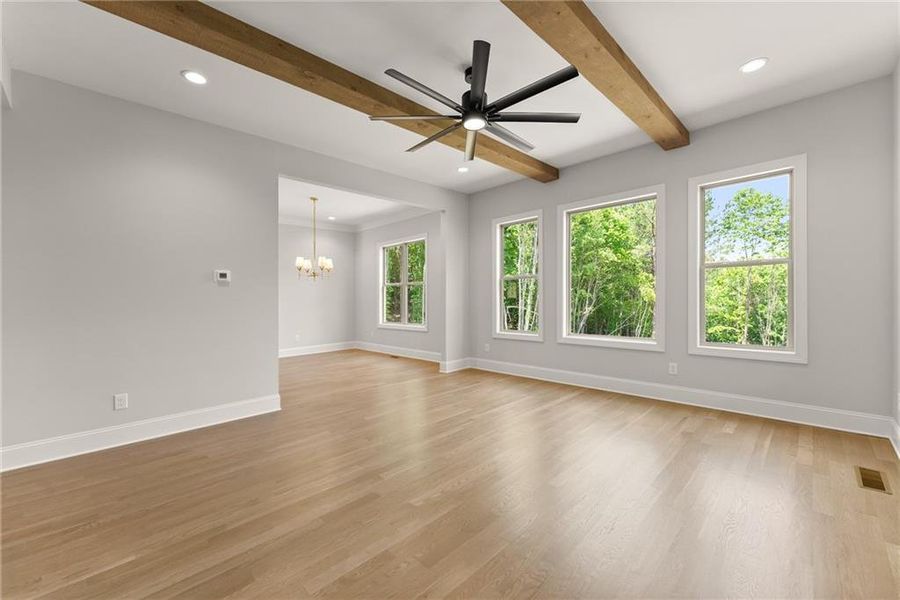 Spacious, unfurnished interior of a new home in , Flowery Branch (Image 33). Spacious, unfurnished interior of a new home in , Flowery Branch (Image 33).