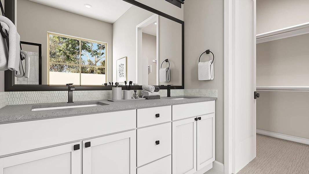 Furnished interior view inside a new home in Arietta at Soleo, San Tan Valley (Image 9).