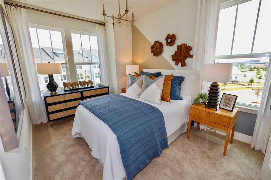 Furnished interior view inside a new home in Parkview at Hamlin, Winter Garden (Image 13).
