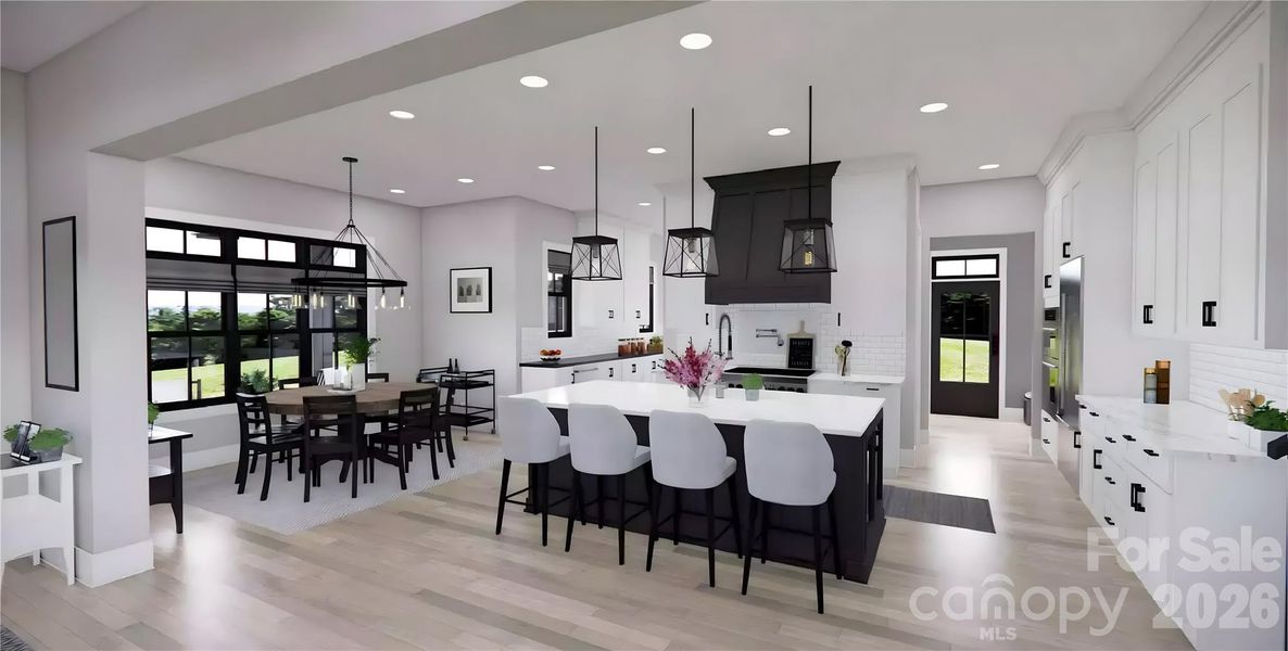 Furnished interior view inside a new home in , Mooresville (Image 14).