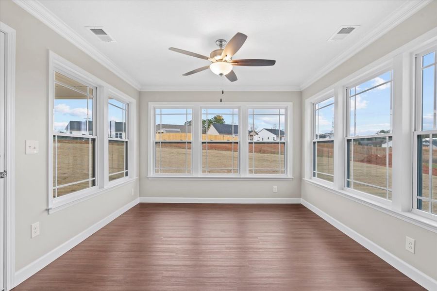 Representative unfurnished interior of a home built from the Arcadia by Enchanted Homes in Guadalupe Heights, Seguin (Image 25).