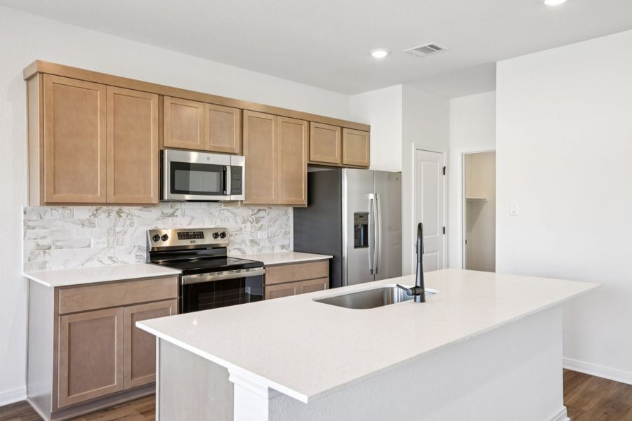 Furnished interior view inside a new home in Cool Water at Sonterra, Jarrell (Image 10).