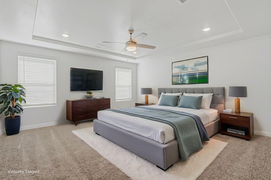 Furnished interior view inside a new home in Emerald Estates, El Paso (Image 14).
