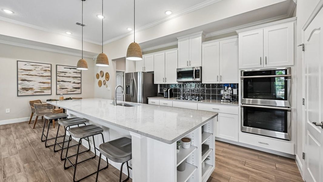 Furnished interior view inside a new home in Vero Lake Estates, Vero Beach (Image 19).