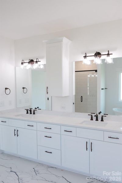 Furnished interior view inside a new home in , York (Image 10).