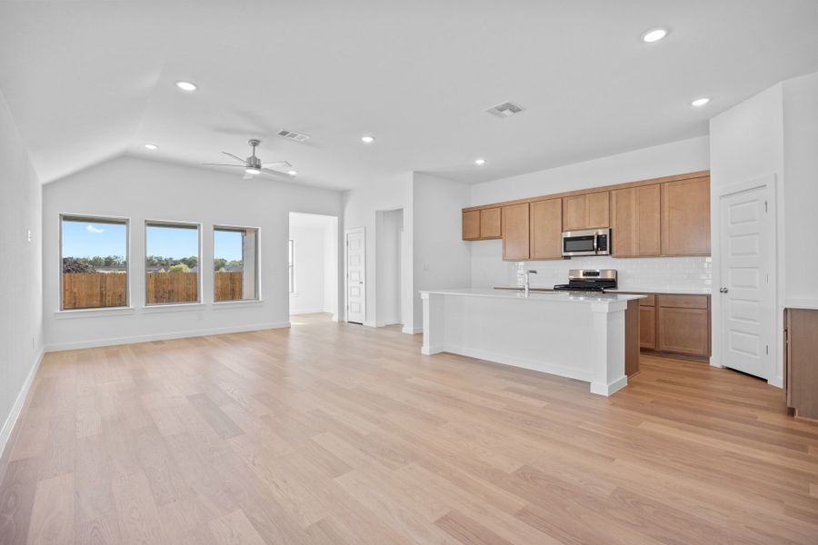 Open Area in the Quartz home plan by Trophy Signature Homes – REPRESENTATIVE PHOTO