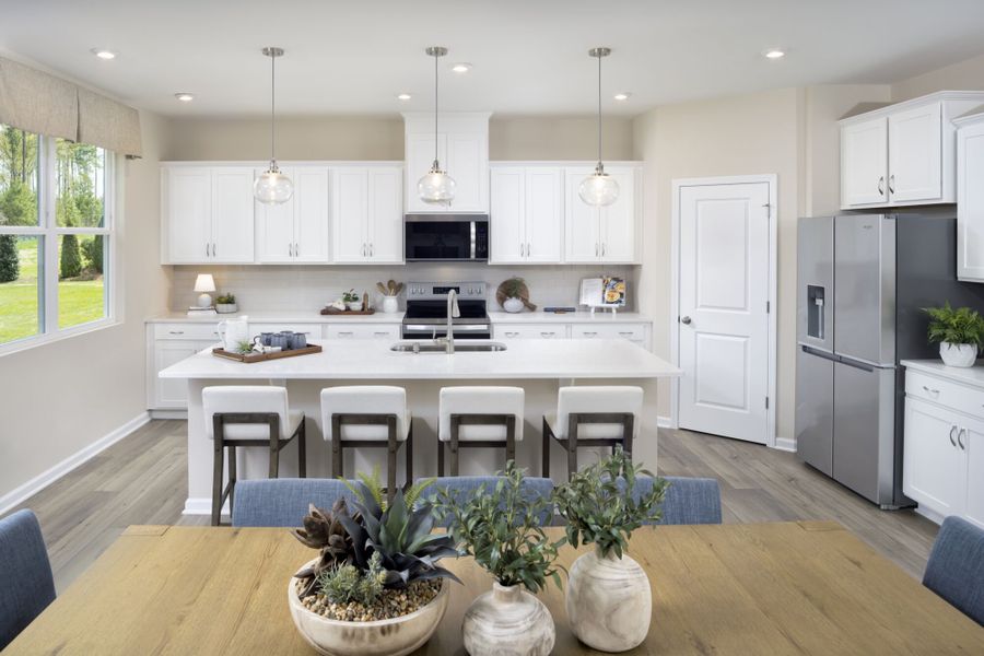 Sequoia Model dining and kitchen