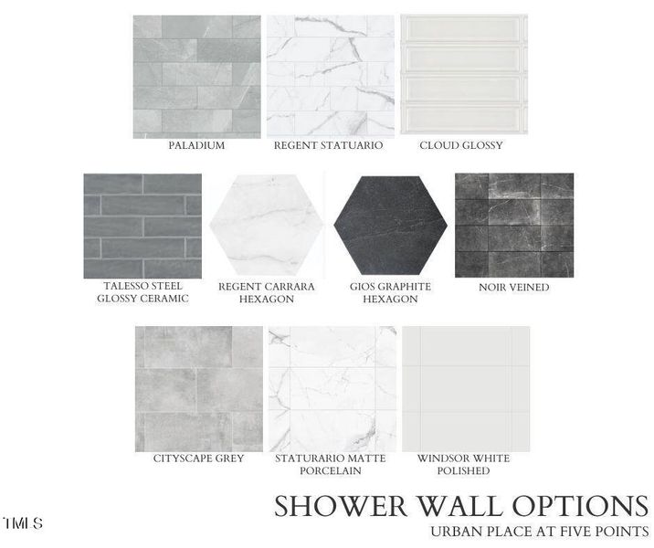 Shower Wall OPTIONS