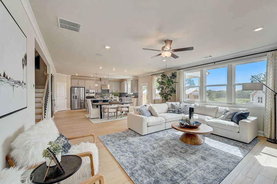 Furnished interior view inside a new home in Nichols Farm, Dacula (Image 19).