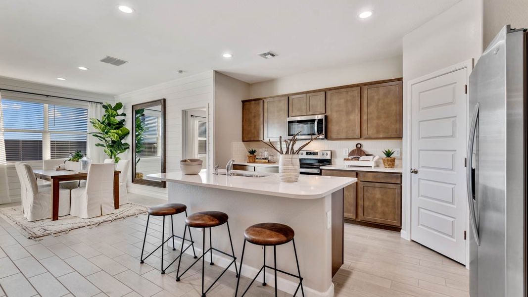 Furnished interior view inside a new home in Desert Moon Estates, Buckeye (Image 9).