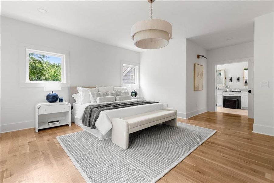 Furnished interior view inside a new home in , Smyrna (Image 7).