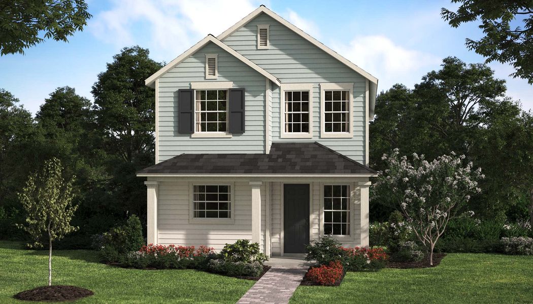 Colonial Elevation | Splendor | Spring Walk at The Junction | DeBary, FL | Landsea Homes