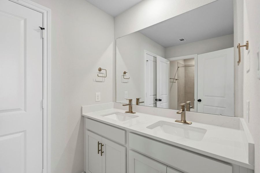 Furnished interior view inside a new home in Elyson, Katy (Image 4).