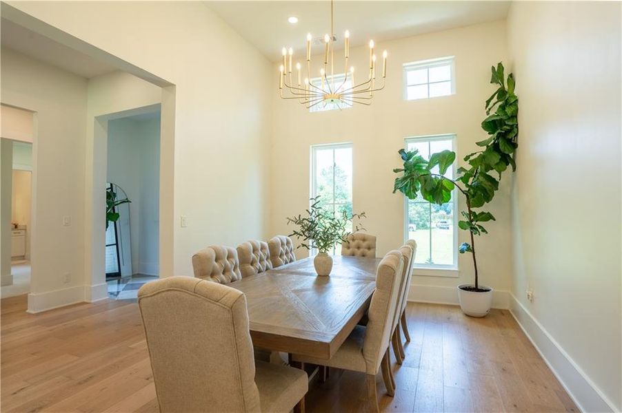 Furnished interior view inside a new home in , Maysville (Image 9).