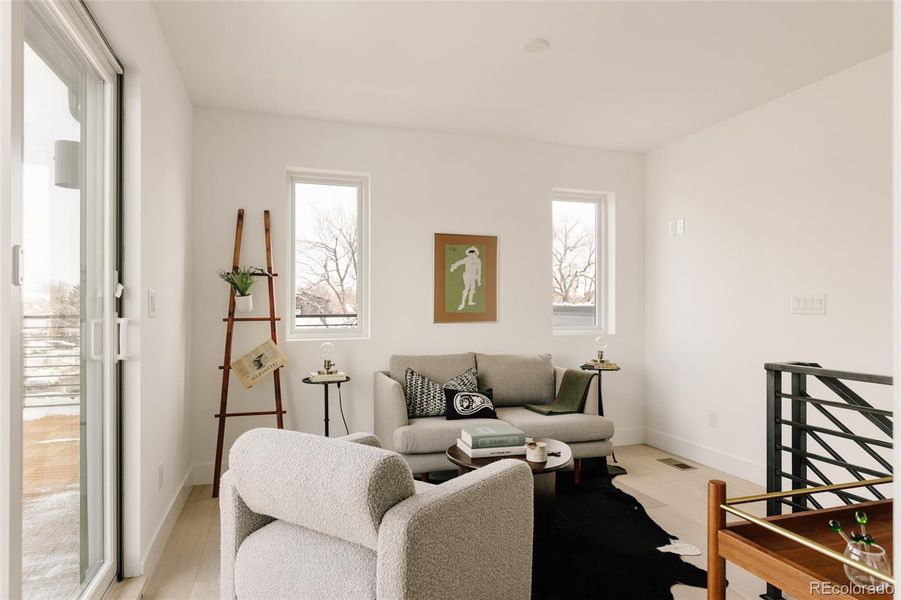 Furnished interior view inside a new home in , Denver (Image 35).