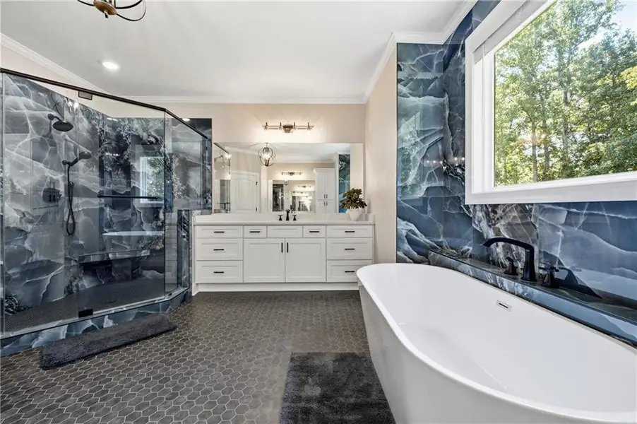 Furnished interior view inside a new home in , Dawsonville (Image 19).