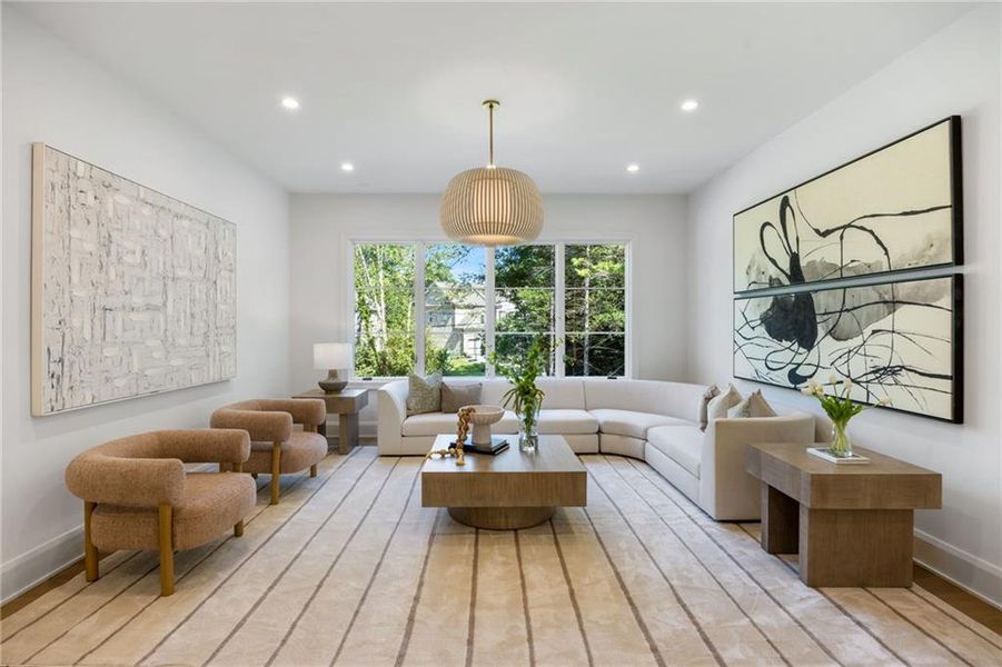 Furnished interior view inside a new home in , Sandy Springs (Image 11).