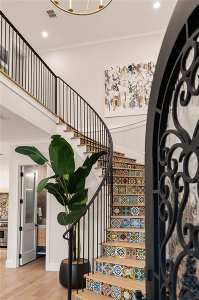 Furnished interior view inside a new home in , Flower Mound (Image 26).
