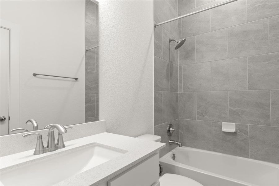 Furnished interior view inside a new home in Grande Estates, Bertram (Image 3).