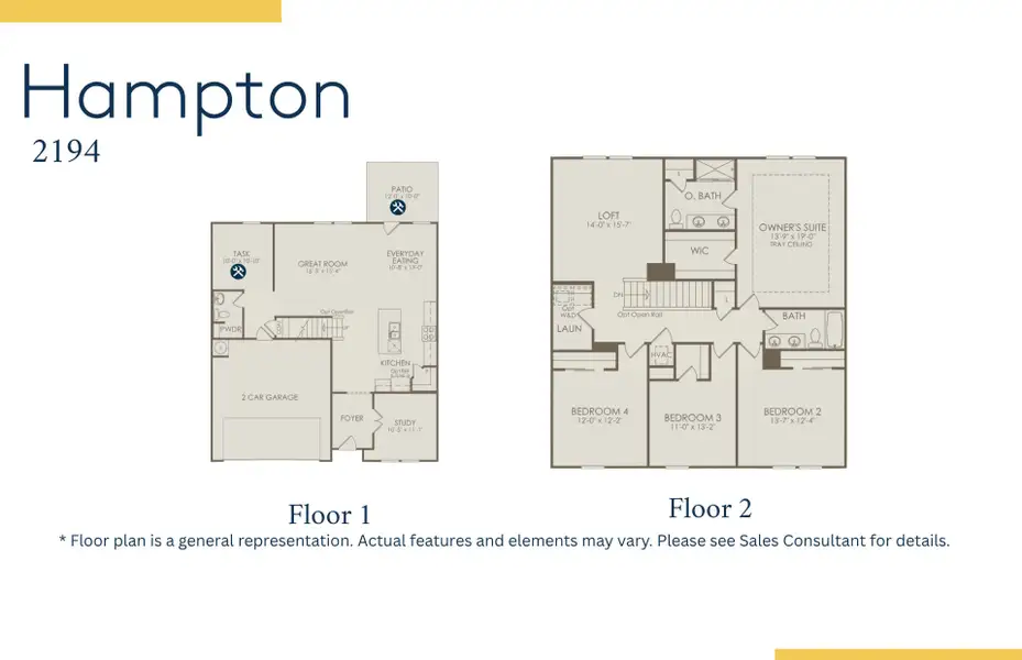 2D floor plan layout of this home in Forestwood, Longs, SC (Image 3).