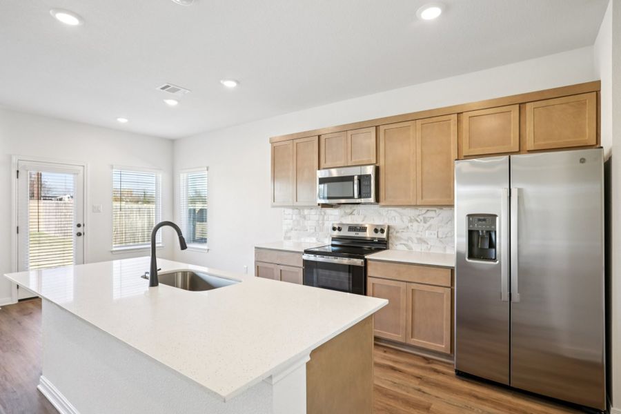 Furnished interior view inside a new home in Sonterra, Jarrell (Image 5).
