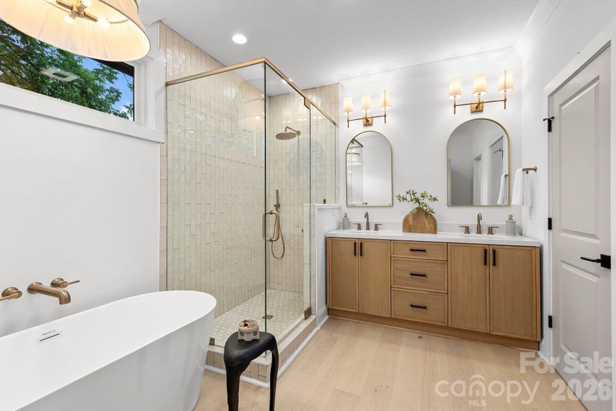 Furnished interior view inside a new home in , Charlotte (Image 33).