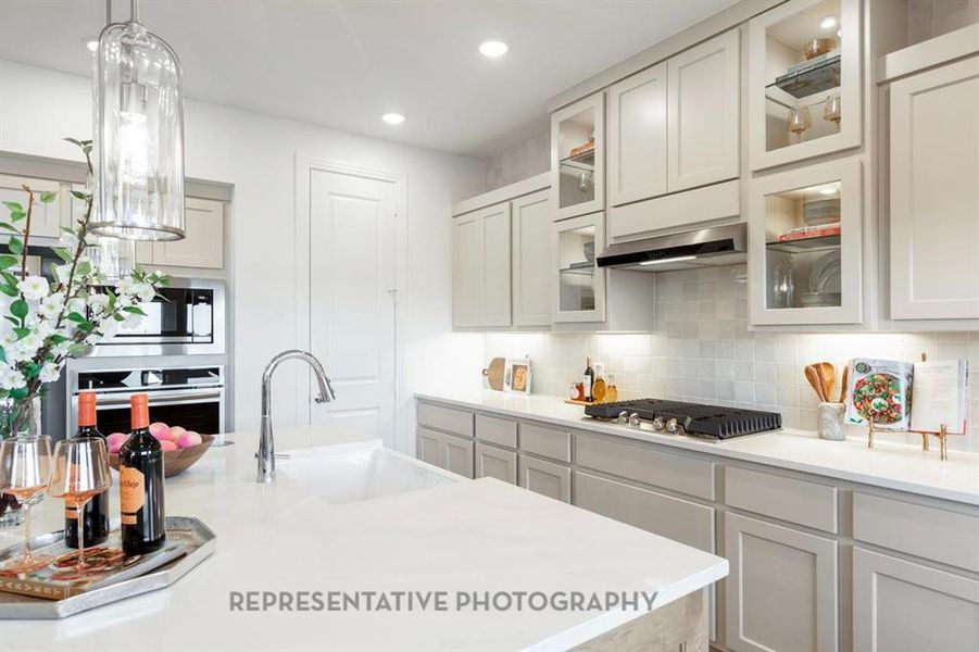 Furnished interior view inside a new home in Sonoma Verde: 60ft. lots, McLendon-Chisholm (Image 29).