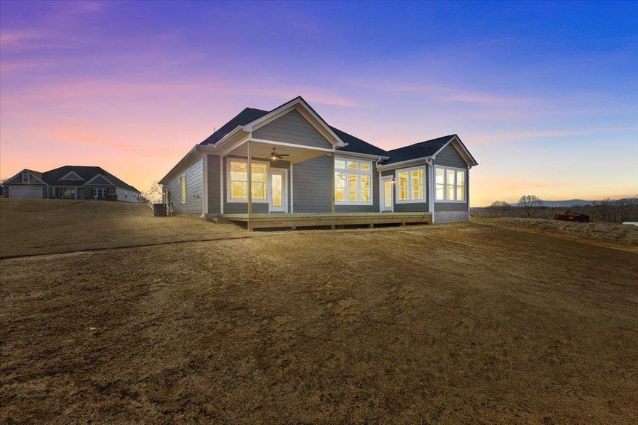 Exterior details and patio area of a home in Messer Farms, Inman (Image 4).
